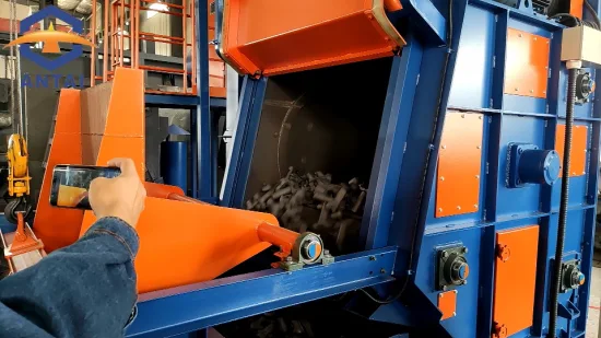 Tumble Rubber Belt Shot Blaster for Castings Forged and Pressed Parts Heat-Treated Parts Surface Cleaning